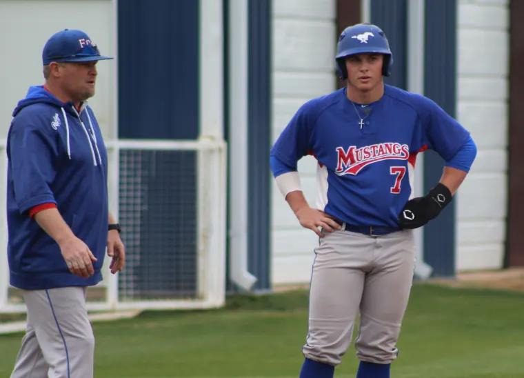 Fort Cobb-Broxton's Jaxon Willits (right)